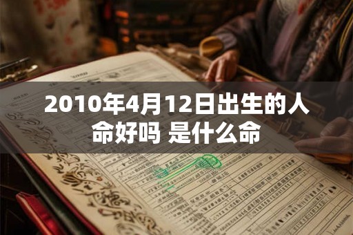 2010年4月12日出生的人命好吗 是什么命