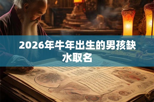 2026年牛年出生的男孩缺水取名