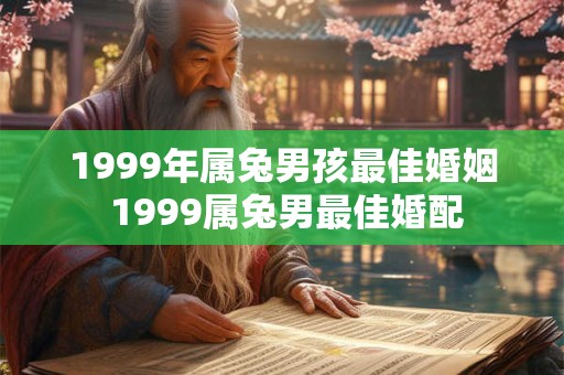 1999年属兔男孩最佳婚姻 1999属兔男最佳婚配
