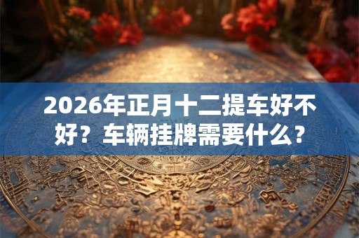 2026年正月十二提车好不好？车辆挂牌需要什么？