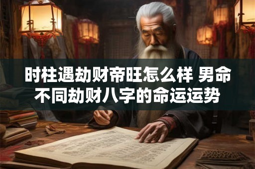 时柱遇劫财帝旺怎么样 男命不同劫财八字的命运运势