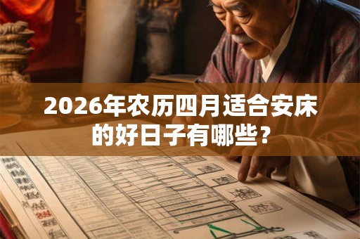 2026年农历四月适合安床的好日子有哪些？