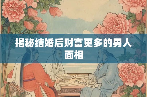 揭秘结婚后财富更多的男人面相