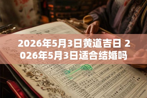 2026年5月3日黄道吉日 2026年5月3日适合结婚吗