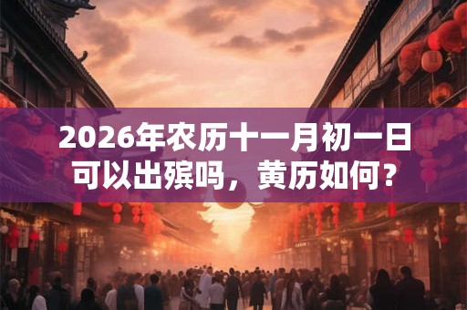 2026年农历十一月初一日可以出殡吗，黄历如何？