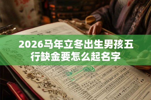 2026马年立冬出生男孩五行缺金要怎么起名字