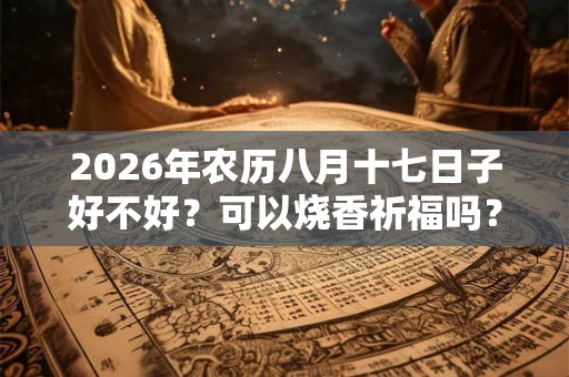 2026年农历八月十七日子好不好？可以烧香祈福吗？