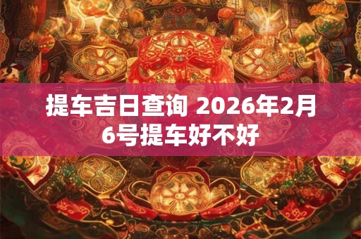 提车吉日查询 2026年2月6号提车好不好