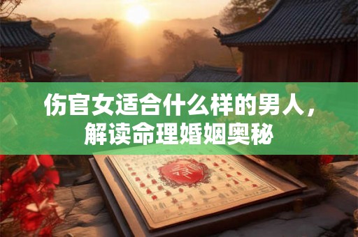伤官女适合什么样的男人，解读命理婚姻奥秘