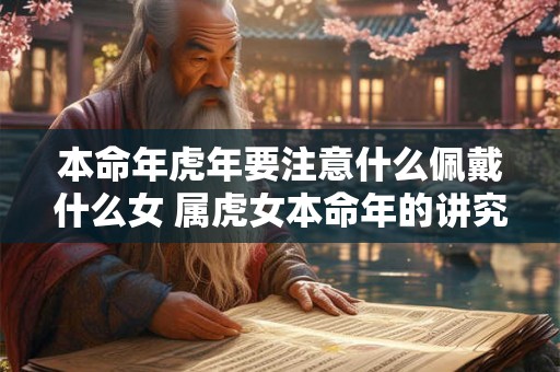 本命年虎年要注意什么佩戴什么女 属虎女本命年的讲究 本命年虎年要注意什么佩戴什么女 属虎女本命年的讲究