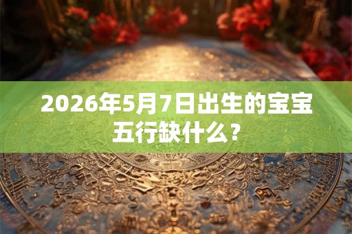 2026年5月7日出生的宝宝五行缺什么？