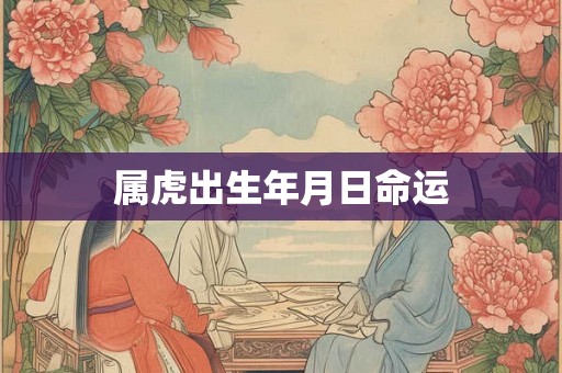 属虎出生年月日命运