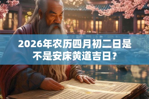 2026年农历四月初二日是不是安床黄道吉日? 2026年农历四月初二日是不是安床黄道吉日?