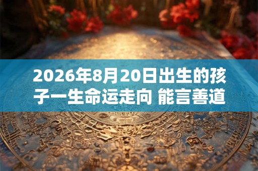 2026年8月20日出生的孩子一生命运走向 能言善道朋友多