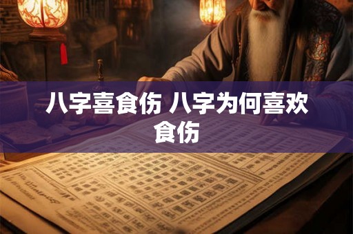 八字喜食伤 八字为何喜欢食伤