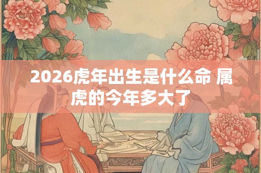 2026虎年出生是什么命 属虎的今年多大了