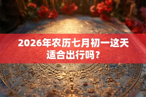 2026年农历七月初一这天适合出行吗？