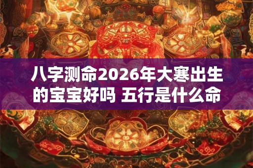 八字测命2026年大寒出生的宝宝好吗 五行是什么命