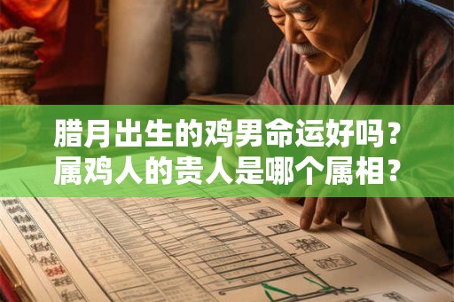 腊月出生的鸡男命运好吗？属鸡人的贵人是哪个属相？