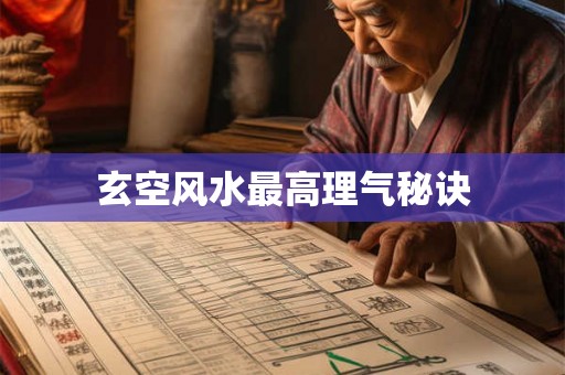 玄空风水最高理气秘诀