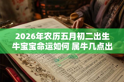 2026年农历五月初二出生牛宝宝命运如何 属牛几点出生好命