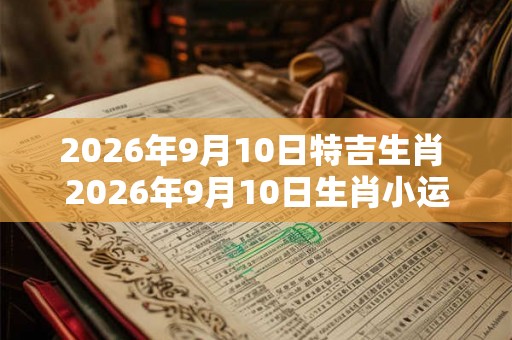 2026年9月10日特吉生肖 2026年9月10日生肖小运播报