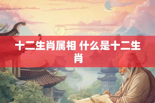 十二生肖属相 什么是十二生肖 十二生肖属相 什么是十二生肖