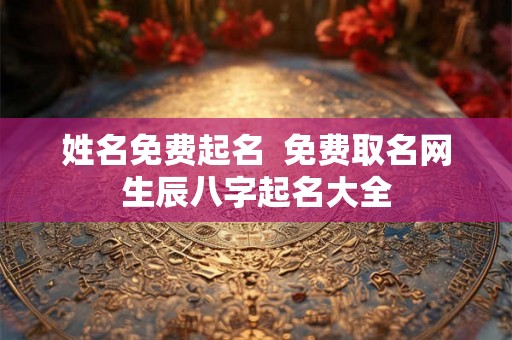 姓名免费起名  免费取名网生辰八字起名大全