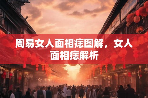 周易女人面相痣图解，女人面相痣解析