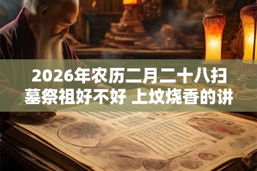 2026年农历二月二十八扫墓祭祖好不好 上坟烧香的讲究