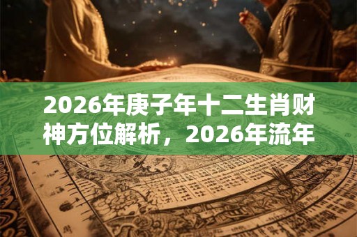 2026年庚子年十二生肖财神方位解析,2026年流年财神位 2026年庚子年十二生肖财神方位解析,2026年流年财神位