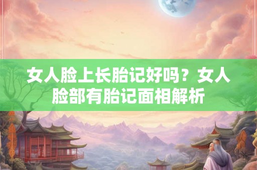 女人脸上长胎记好吗?女人脸部有胎记面相解析 女人脸上长胎记好吗?女人脸部有胎记面相解析