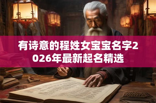 有诗意的程姓女宝宝名字2026年最新起名精选