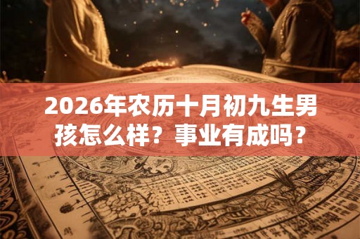 2026年农历十月初九生男孩怎么样？事业有成吗？