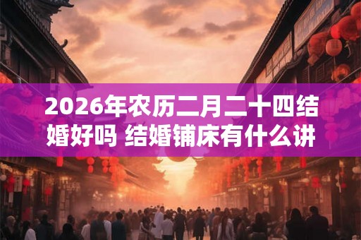 2026年农历二月二十四结婚好吗 结婚铺床有什么讲究