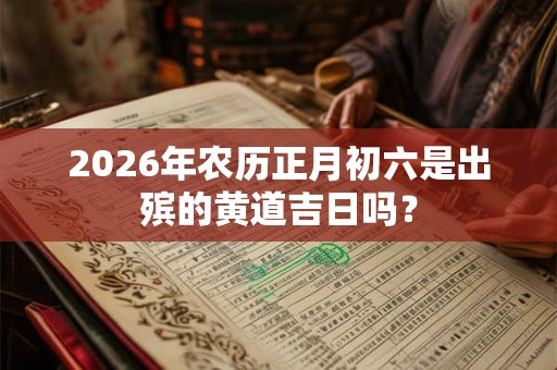 2026年农历正月初六是出殡的黄道吉日吗？