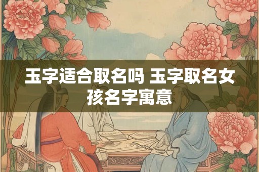 玉字适合取名吗 玉字取名女孩名字寓意