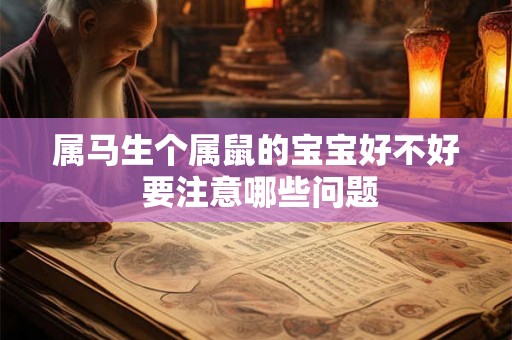 属马生个属鼠的宝宝好不好 要注意哪些问题