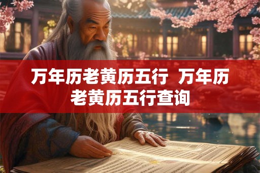 万年历老黄历五行 万年历老黄历五行查询 万年历老黄历五行 万年历老黄历五行查询