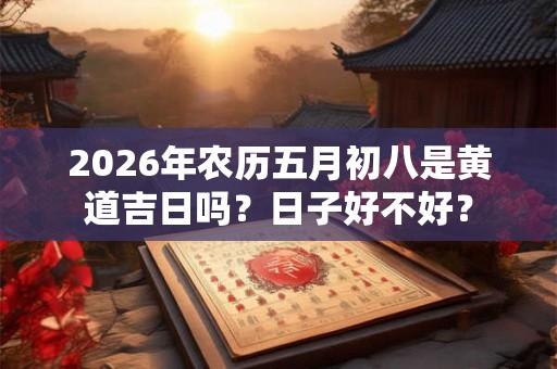 2026年农历五月初八是黄道吉日吗?日子好不好? 2026年农历五月初八是黄道吉日吗?日子好不好?