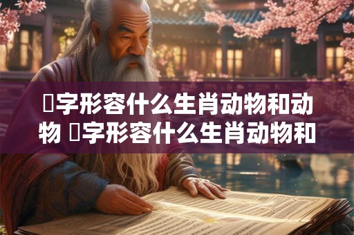 灻字形容什么生肖动物和动物 灻字形容什么生肖动物和动物的关系
