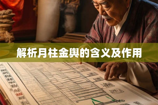 解析月柱金舆的含义及作用 解析月柱金舆的含义及作用