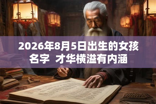2026年8月5日出生的女孩名字 才华横溢有内涵 2026年8月5日出生的女孩名字 才华横溢有内涵