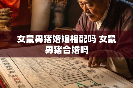 女鼠男猪婚姻相配吗 女鼠男猪合婚吗