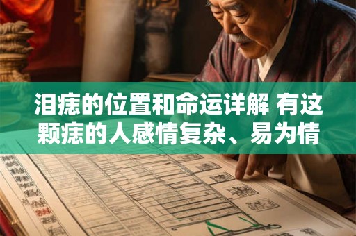 泪痣的位置和命运详解 有这颗痣的人感情复杂、易为情所困