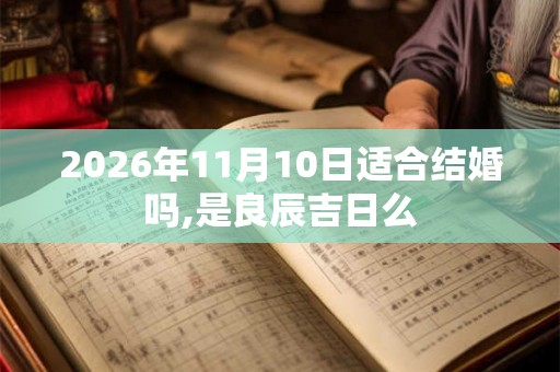 2026年11月10日适合结婚吗,是良辰吉日么 2026年11月10日适合结婚吗,是良辰吉日么