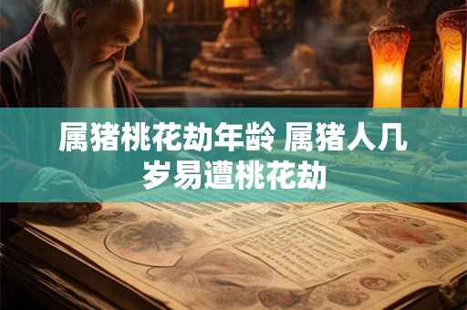 属猪桃花劫年龄 属猪人几岁易遭桃花劫