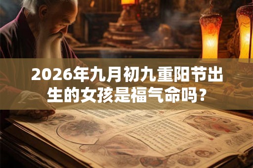 2026年九月初九重阳节出生的女孩是福气命吗？
