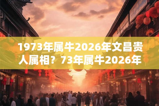 1973年属牛2026年文昌贵人属相？73年属牛2026年运势全解？
