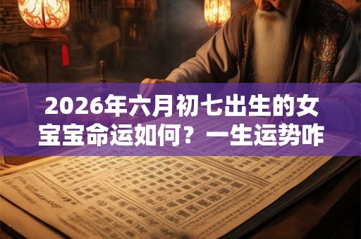 2026年六月初七出生的女宝宝命运如何？一生运势咋样